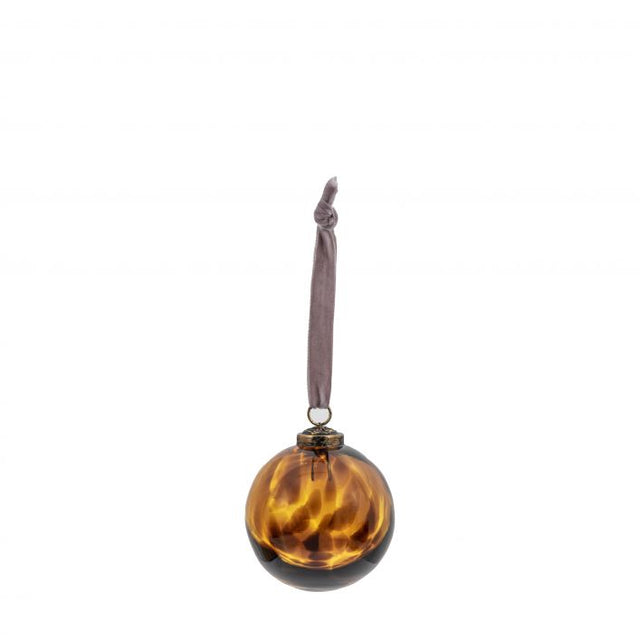 Mabel Set of 6 Baubles in Amber (2)