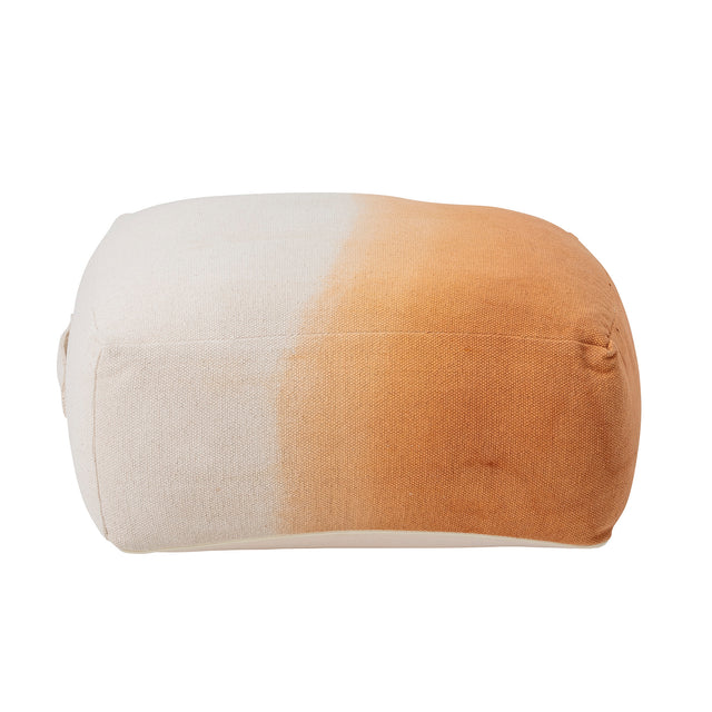 Cara Two-tone Pouffe in Orange (3)