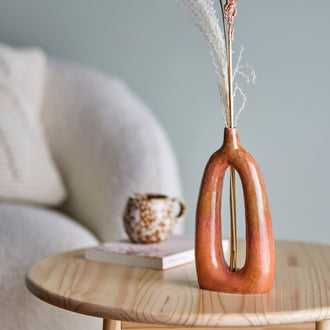 Baldrian Vase in Orange