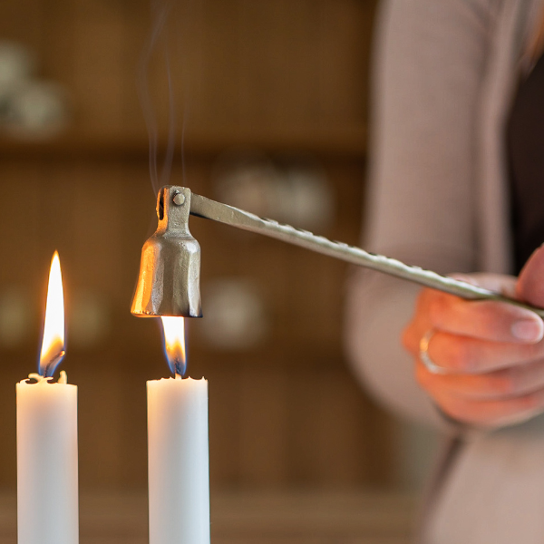 Forged Candle Snuffer in Brass