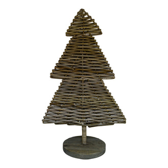 Ivyline Rattan Christmas Tree in Natural