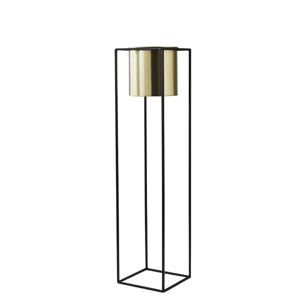 Aiya Tall Plant Stand in Gold (3)