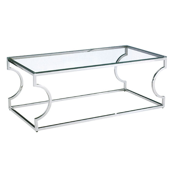 Inaya Glass Coffee Table in Silver (3)