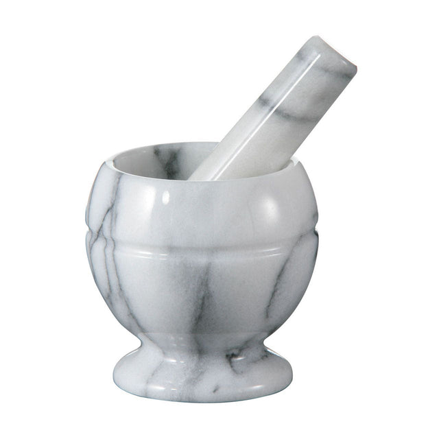 Mortar and Pestle in White