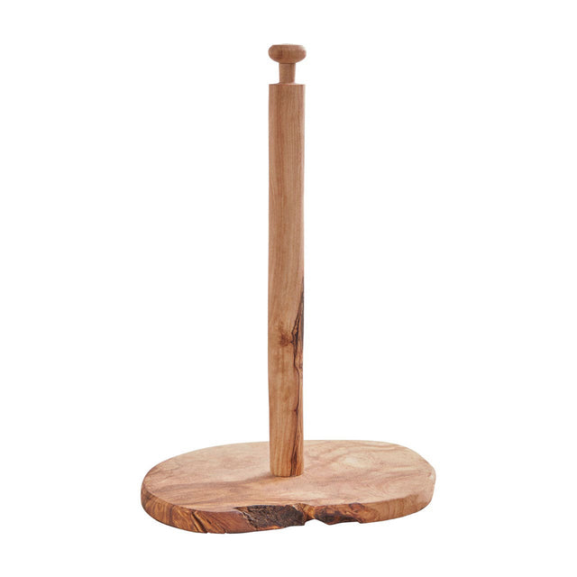 Winnie Olive Wood Kitchen Roll Holder in Natural (2)