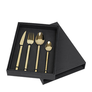 Tvis Cutlery Set of 4 Titanium Rose Gold