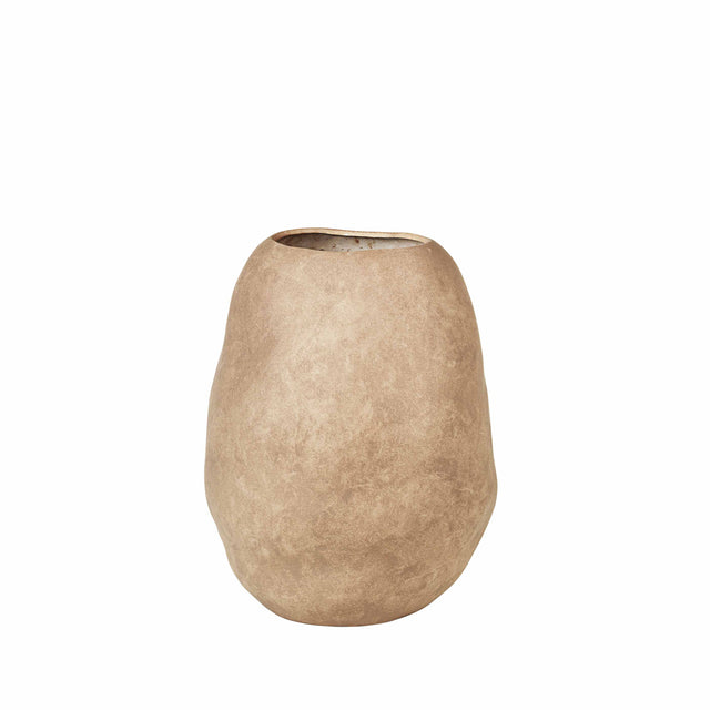 Organic Vase Stoneware Simply Taupe