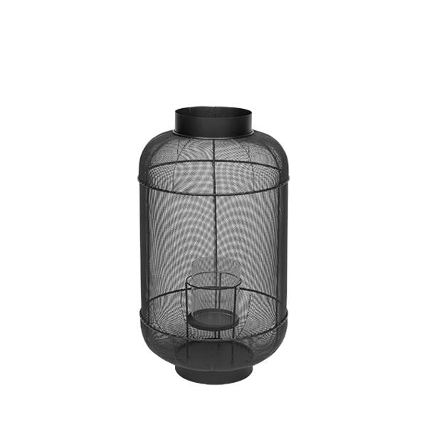 Bull Metal Lantern in Black (3)