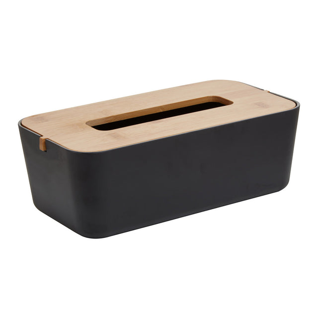 Noah Tissue Box in Black