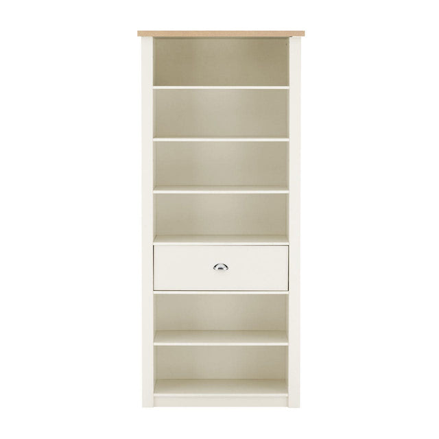 Jude Narrow Display Cabinet in White