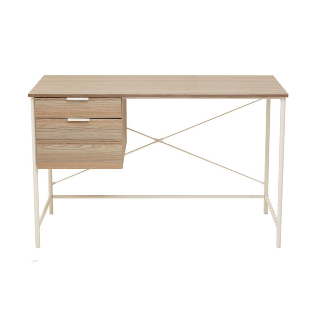 Dani Double Drawer Desk in Light Oak (3)