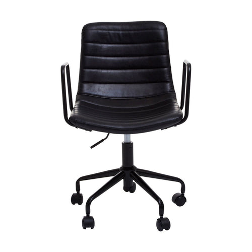 Leia Swivel Office Chair in Black