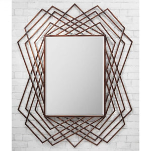 Yaritza Wall Mirror in Copper