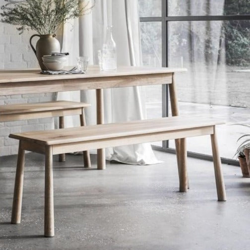 Murphy Dining Bench in Natural