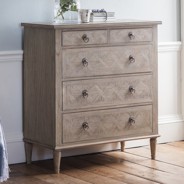 Matilda Medium Mindy Ash Chest of Drawers in Natural