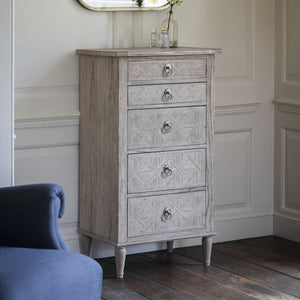 Matilda Small Mindy Ash Chest of Drawers in Natural