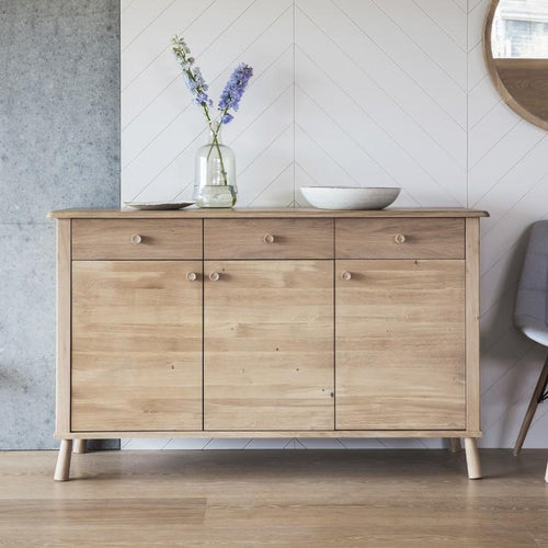 Murphy Three Drawer Sideboard in Oak