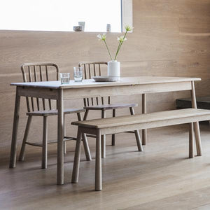 Murphy 4-6 Seater Extendable Oak Dining Table in Natural