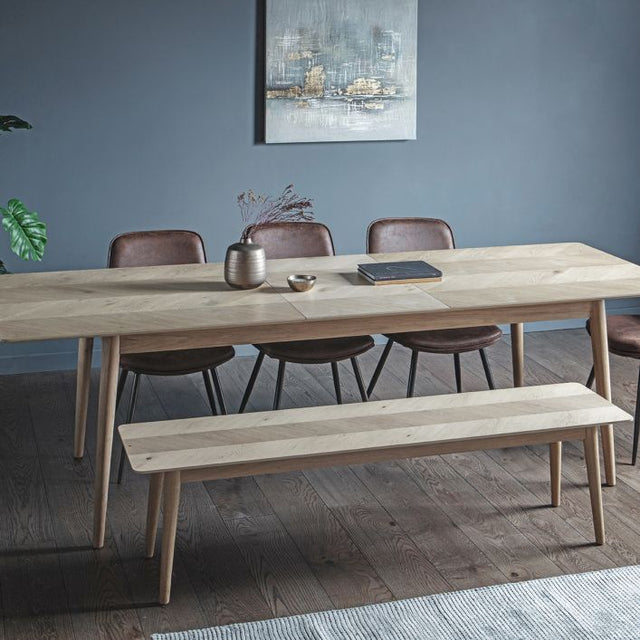 Odette 6-8 Seater Extendable Oak Dining Table in Natural (7)