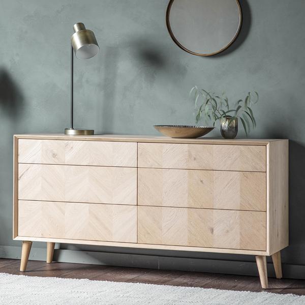 Odette Oak Chest of Drawers in Natural