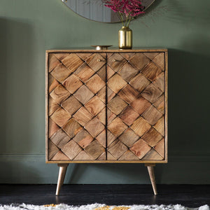 Elsie Mango Wood Sideboard in Burned Wax