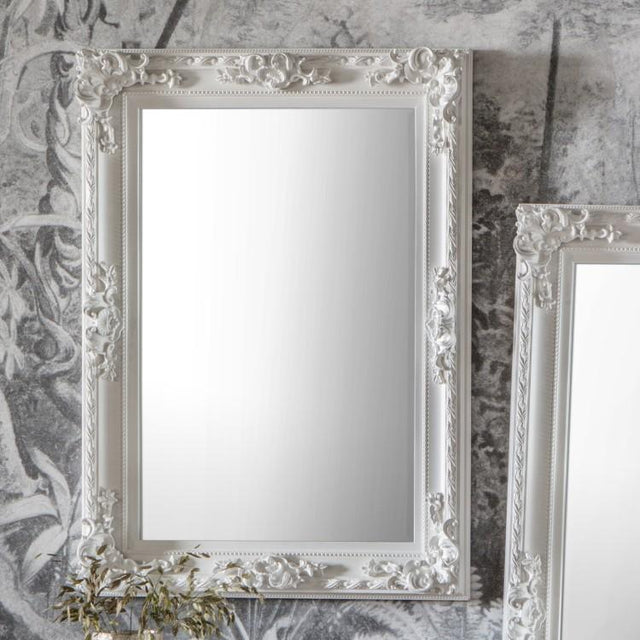 Penelope Rectangle Mirror in White