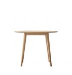 Odette 4 Seater Round Oak Dining Table in Natural