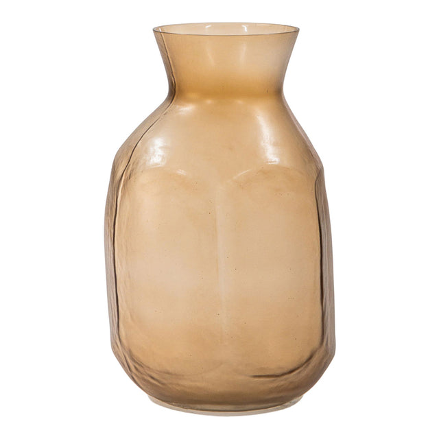 Ainsley Glass Vase in Brown (2)