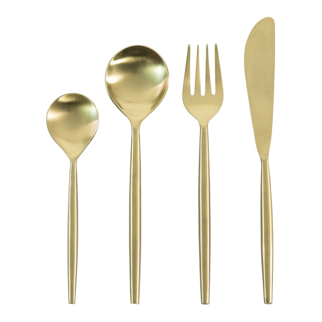 Gracen 16 Piece Cutlery Set in Gold (3)