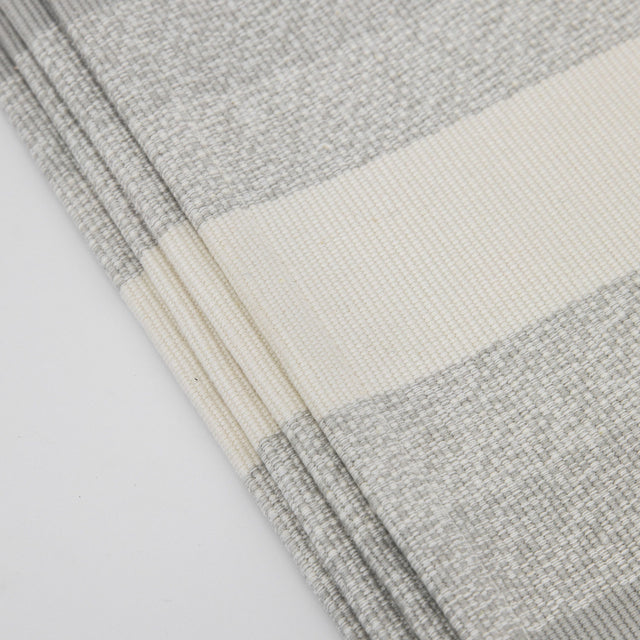 Milah Set of 4 Cotton Stripe Placemats in Grey (2)