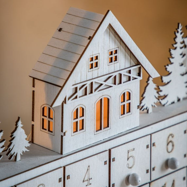 Hudson Wooden Advent Calendar in White (3)