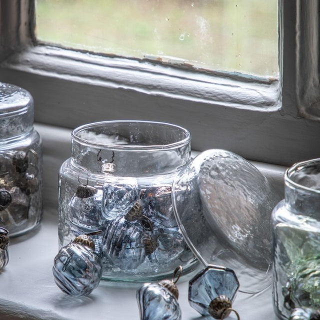 Joy Grey Christmas Baubles In a Jar