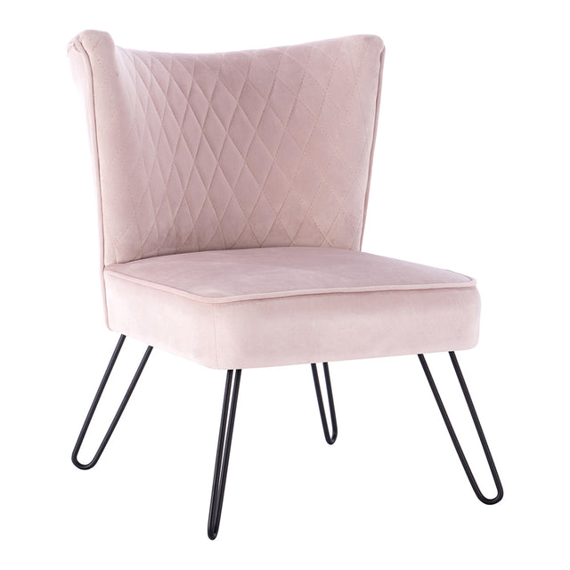 Maelle Chair in Blush Pink (2)