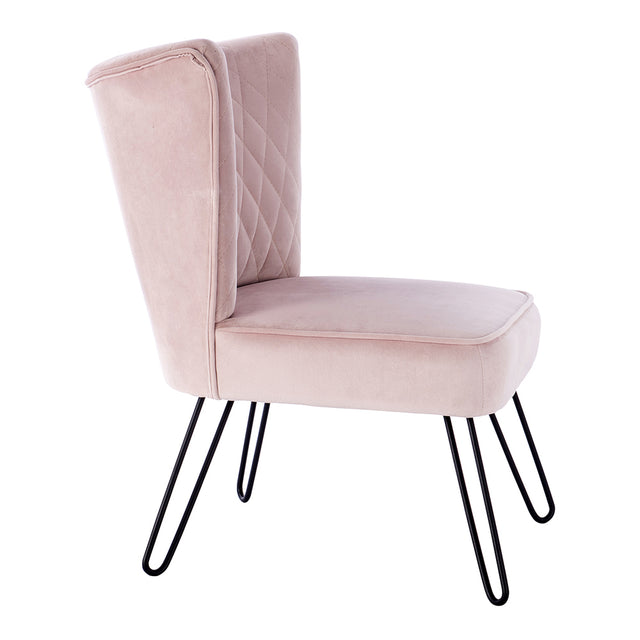 Maelle Chair in Blush Pink (4)