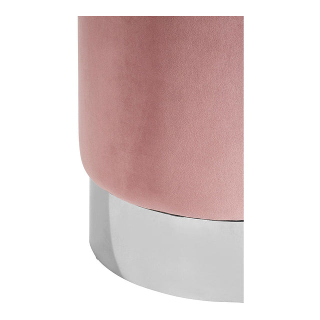 Elise Round Stool in Pink (4)