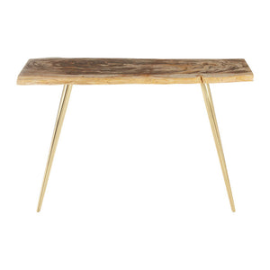 Dalia Petrified Wood Console Table in Natural