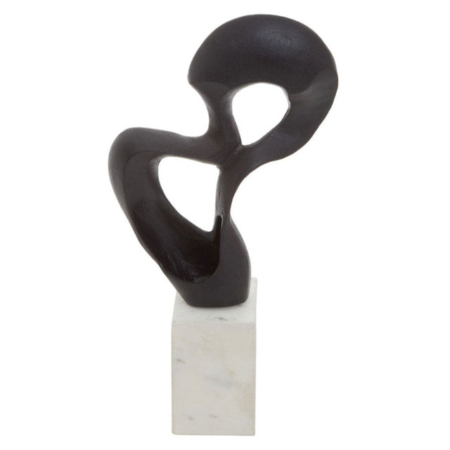 Amari Knot Sculpture in Black