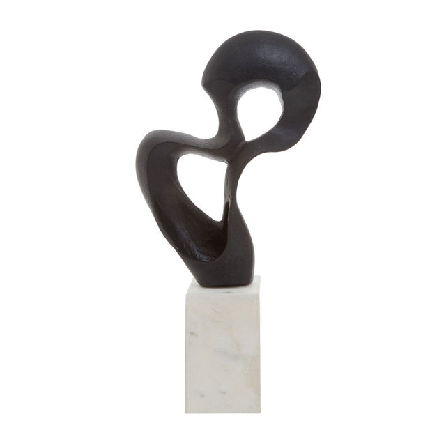 Amari Knot Sculpture in Black (2)