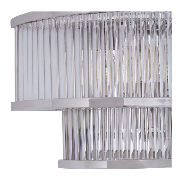 Norma 3 Tier Wall Light in Silver (6)