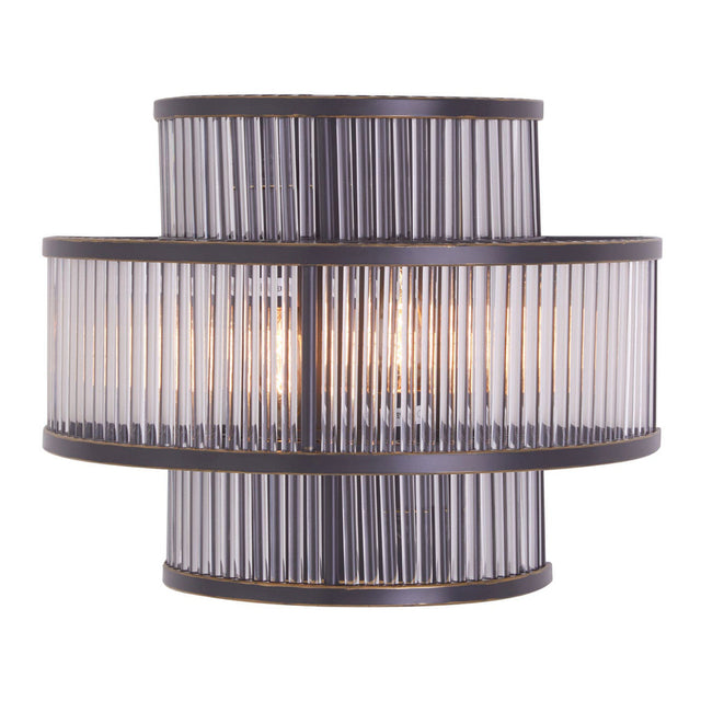 Norma 3 Tier Wall Light in Antique Black (2)