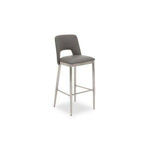 Chelsea Padded Bar Stool in Grey