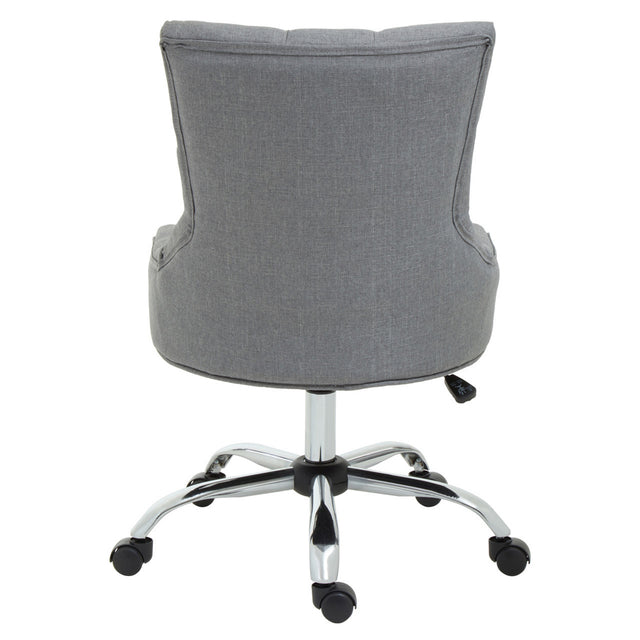 Mirren Upholstered Desk Chair in Grey (4)