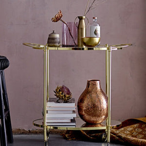 Fine Drinks Trolley in Gold