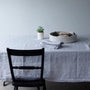 Linen Tablecloth in Silver Grey