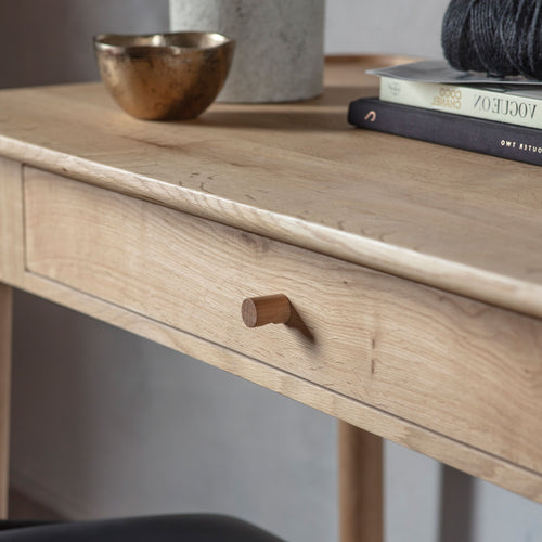 Daphne Oak Desk in Natural