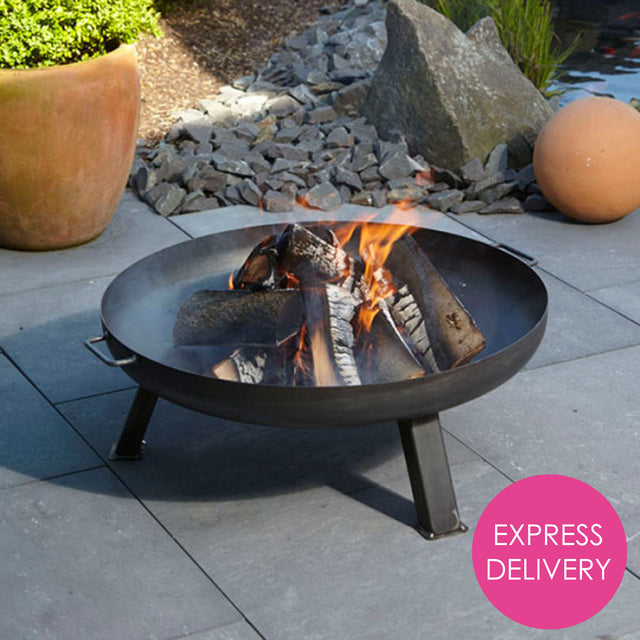 Verona Steel Outdoor Fire Pit 80cm