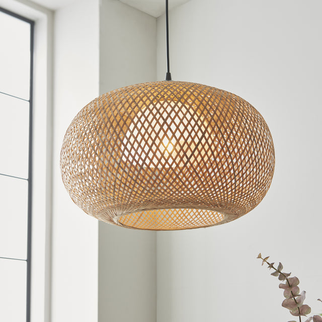 Antonia Rattan Ball Pendant Light