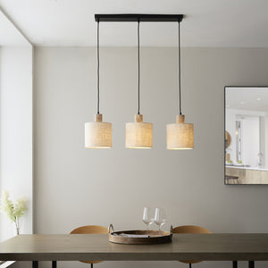 Ines 3 Pendant Light in Black