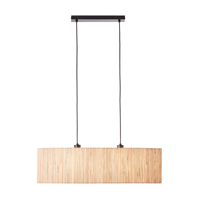 Edith Double Pendant Light in Natural (3)