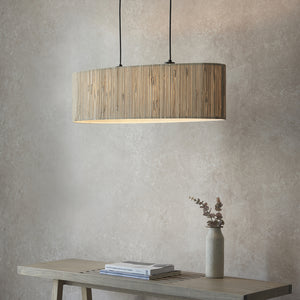 Edith Double Pendant Light in Natural